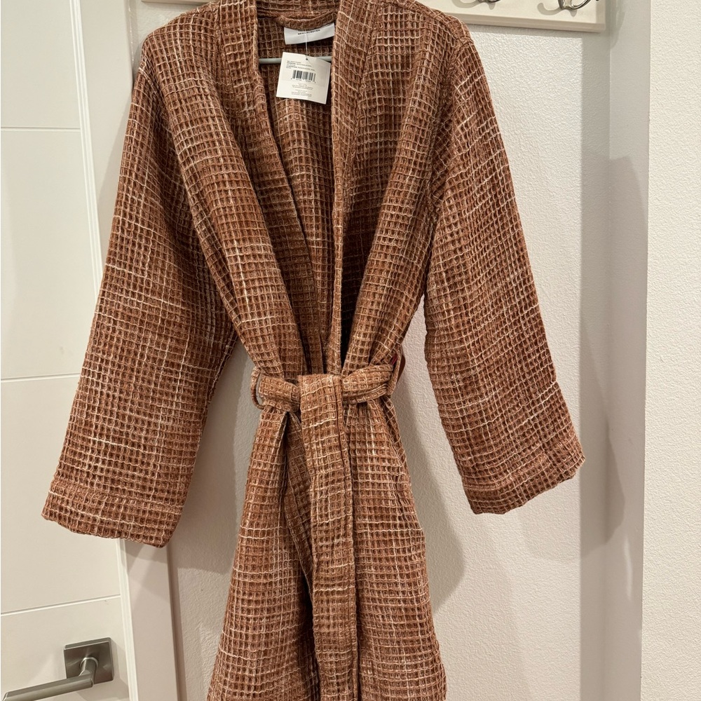 PARACHUTE Waffle Robe Terra Color - Picture 3 of 9
